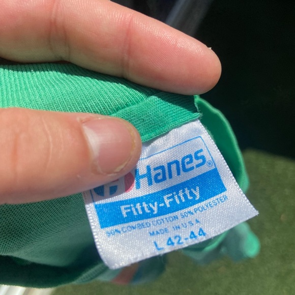 VTG 80’s Grand Canyon Lite Green Tee - Picture 5 of 5